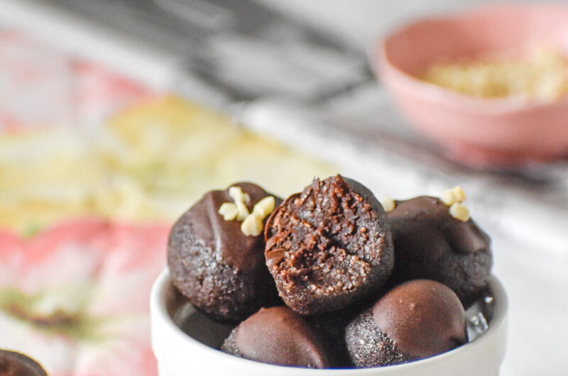 Brownie Balls-Μπουκίτσες Μπράουνις χωρίς ψήσιμο